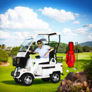 White 2-Seater Electric Golf Carts