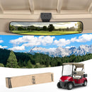 Wide-Angle Golf Cart Rearview Mirror – 270° Adjustable