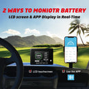 XRH 36V 105Ah Lithium LiFePO4 Golf Cart Battery - App