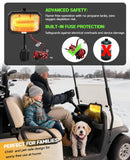 Xislet Electric Golf Cart Heater with 2-Second Heat