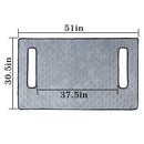 YOKYHOM Plush Golf Cart Seat Blanket – 2-Seater, Light Gray