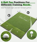 Ywitio Dual-Turf Golf Hitting Mat 5x4ft
