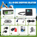 ZEERBOO 48V 100Ah Lithium Golf Cart Battery - Bluetooth & LCD