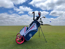 Zero Friction Wheel Pro Golf Bag – Push, Carry, or Cart
