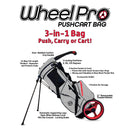Zero Friction Wheel Pro Golf Bag – Push, Carry, or Cart