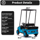 karbost Blue 12V Kids Ride-On Golf Cart