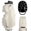 uniHimal Beige PU Leather Golf Cart Bag