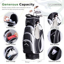 uniHimal Black White Golf Cart Bag